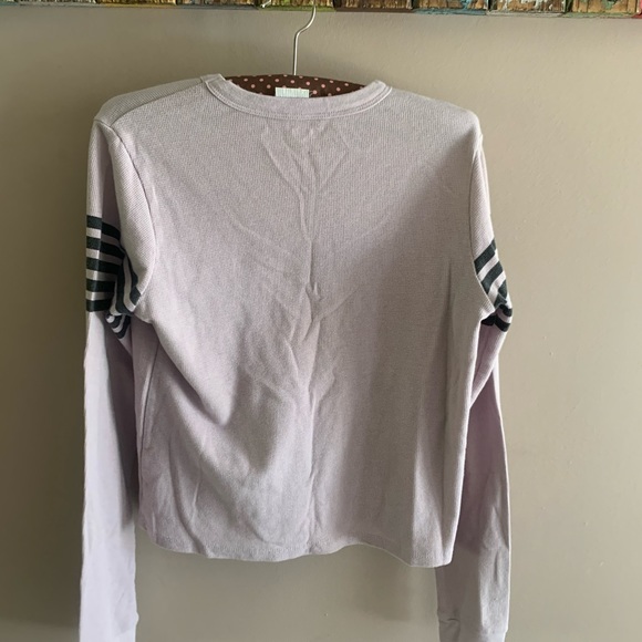 🌹4/$30 HURLEY Waffle long sleeve T - Picture 3 of 4